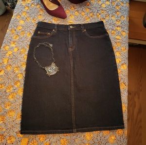 Ralph Lauren denim aline skirt